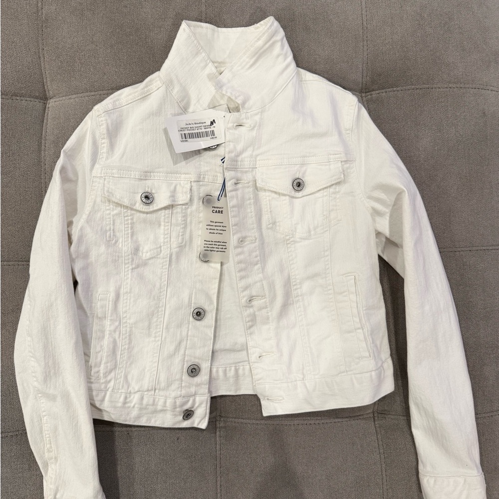 Love Tree Cream Denim Jacket